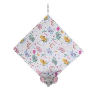 Imagem de Naninha Para Bebê Com Prendedor de Chupeta Estampa Variadas - LuckBaby