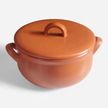 Imagem de Sopeira Redonda Grande Cumbuca  Caldos Porcelana 2lt 20x26 - Rufinos