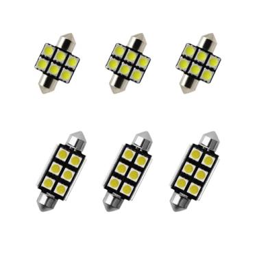 Imagem de 8X-SPEED 6 peças de lâmpada LED interior 5050 chip para Kia Sportage MK1 1995–2004 caixa de luvas de leitura concluída porta-malas espelho viseira de sol