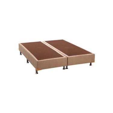 Imagem de Base Cama Box Ortobom Super King Camurça Bege 193x203x23