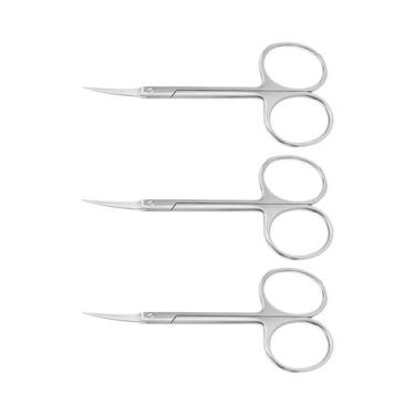 Imagem de Tesoura De Manicure De Aço Inoxidável Masculina Precisão Cutícula Alic