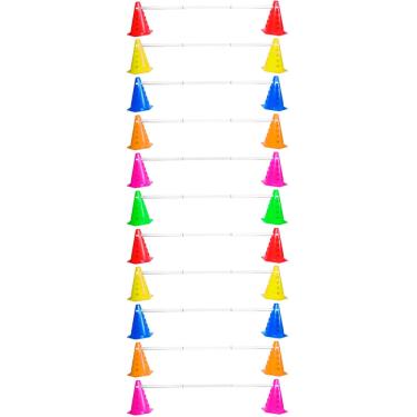 Imagem de Kit Agilidade Treinamento Funcional 22 Cones com Barreira