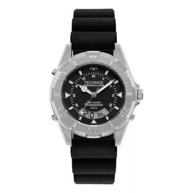 Imagem de Relógio Technos Masculino Skydiver Prata - WT2050AS/2P, preto