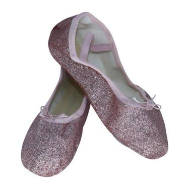 Imagem de Sapatilha Ballet Glitter Rosa Adulto - Art Dança, Rosa, 39