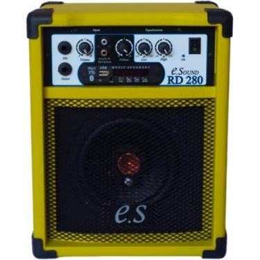 Imagem de Caixa De Som Amplificada Bluet/mic/guitarra/violão 6'' 40w - E. Sound