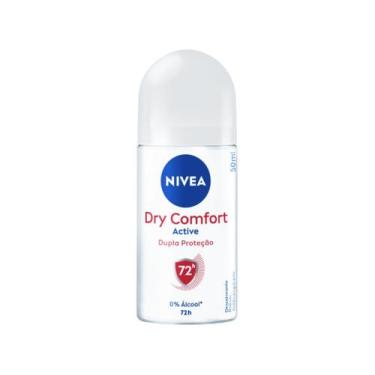 Imagem de Desodorante Antitranspirante Roll On Nivea Active - Dry Comfort Femini
