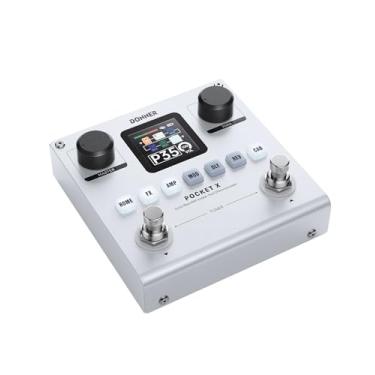 Imagem de Donner Pedal De Guitarra Pocket-X Multi Effects, Modelador De Amplificador De Guitarra/Baixo, Processador De Múltiplos Efeitos, Pedal De Guitarra Portátil Recarregável Com 6 Módulos De Efeitos, 80