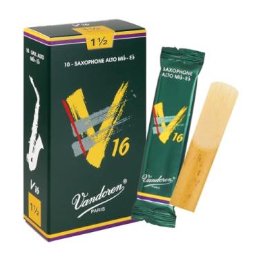 Imagem de Vandoren SR7015 Alto Sax V16 Palhetas Força 1,5; Caixa com 10