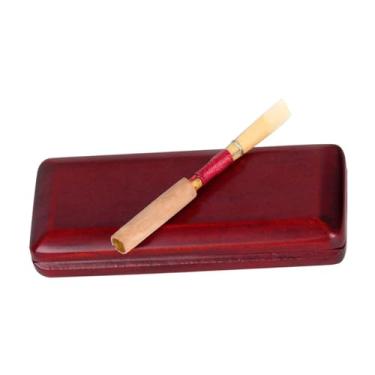 Imagem de Kokiya OBOE REEDS CASE CLARINET CLARINET REEDS ACESSORO de CAIXA PROTECTOR CORRIVENTE O SOTOR DO RECIMENTO de para PROFISSIONAL TEM