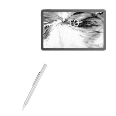 Imagem de BoxWave Caneta Stylus compatível com TCL Tab 10 NXTPAPER 5G - Caneta capacitiva FineTouch, caneta Stylus super precisa - prata metálica