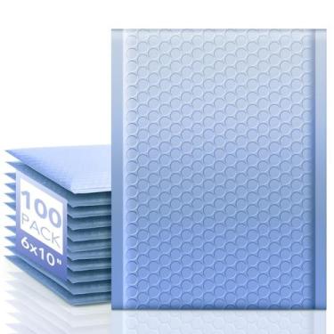 Imagem de Bubble Mailers Fuxury Gradient Blue 15x25cm, pacote com 100