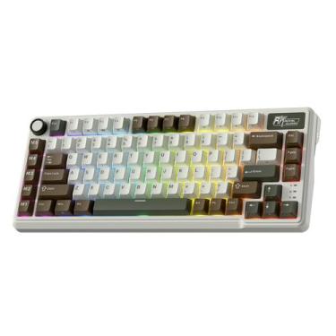 Imagem de Teclado mecânico RK ROYAL KLUDGE L75 Gasket Mount 75% TKL