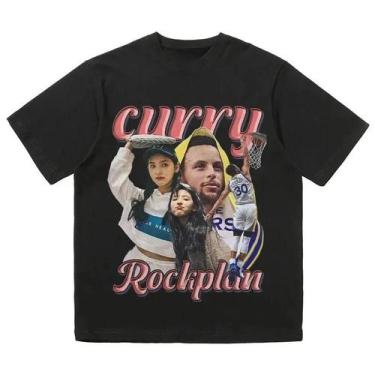 Imagem de Camiseta Oversized Unissex NBA - Estampa Rock Plan - Meia Manga de Alg