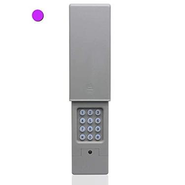 Imagem de Teclado de entrada sem fio para porta de garagem compatível com o abridor de camareira/LiftMaster tem botão de aprendizagem roxo, fácil de configurar, controle 3 portas (deve ter botão de aprendizagem roxa) no abridor