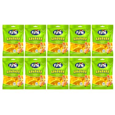 Imagem de Kit 10 Bala Fini Bananas 90g