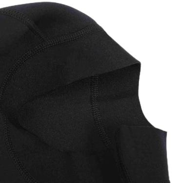 Imagem de 1mm, 3mm Neoprene Scuba Snorkeling Letsuit Hood Surf Divert Hat Hat Cap Com Elasticidade, Resistente Ao Sol, Hidratante para Masculino e Feminino (L 1mm)