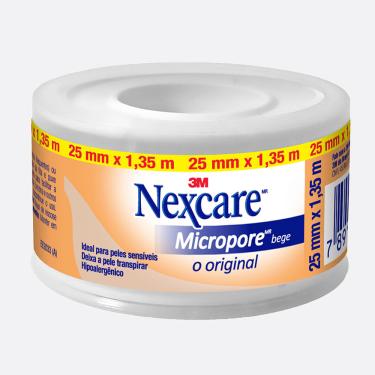 Imagem de Fita Micropore Nexcare Bege 25mm x 1,35m
