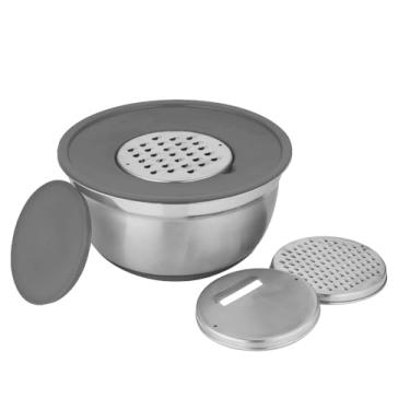 Imagem de Mimo Style, Jogo de Bowl com Ralador Inox Prático e Elegante