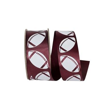 Imagem de Reliant Ribbon Fita térmica para bolas de futebol foscas, bordô/branco