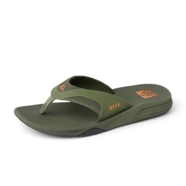 Imagem de REEF Pantufa masculina acolchoada, Oliva, 40