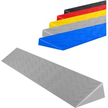 Imagem de Rampas De Limiar Internas Para Portas Rampa De Meio-fio Cadeira De Rodas Portátil Tapete De Passo 1-10cm Robô De Varredura De Canal De Elevação, Bic, Grey, 100x13x6cm(39.4x5.1x2.4inch)