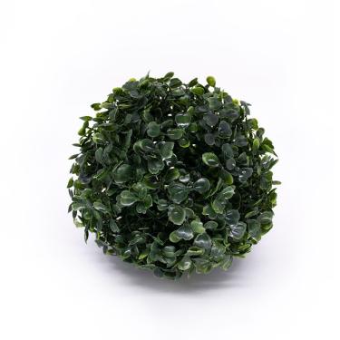 Imagem de Buxinho Artificial Bola De Grama Decorativa Sintética Verde 17cm - D'rossi