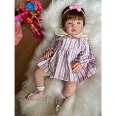 Imagem de Bebê Reborn Elisa - Kit Simples Corpo Do Bebê Tecido