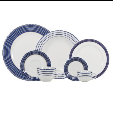 Imagem de Jogo De Jantar 42 Peças Chá Café Paula Porcelana Schmidt