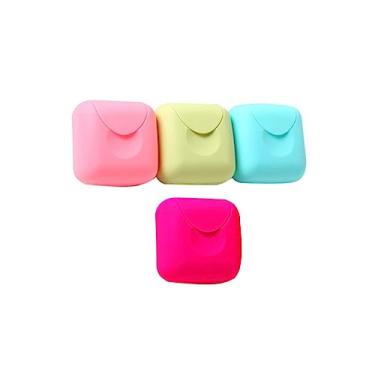 Imagem de Luxshiny 4Peças Saboneteira À Água com Cores Misturadas Armazenamento e Drenagem de Sabão Viagens e Atividades Ao