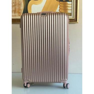 Imagem de Mala média capacidade 23kg para viagem - Ultra Leve, Rosé