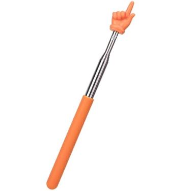 Imagem de Ponteiro retrátil de professor para leitura de crianças em sala de aula, bastão extensível de ponteiro de dedo, bastão longo telescópico dobrável para Dumero escola, suprimentos essenciais para sala