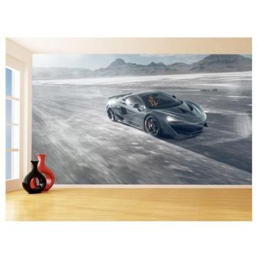 Imagem de Papel De Parede 3D Carro Mc Laren Pista Super 3,5M Car296 - Você Decor