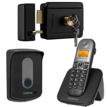 Imagem de Kit Interfone Telefone E Porteiro Sem Fio Tis 5010 E Fechadura Fx500 Intelbras Tis Tis5010 Fx 500