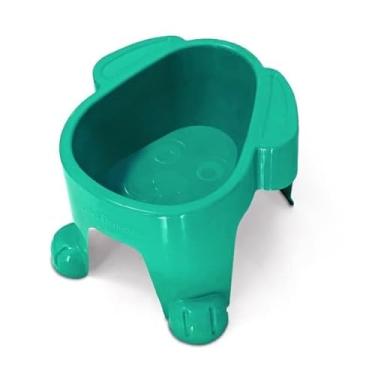 Imagem de Comedouro Elevado Para Cachorros 300ml Super Lindo (Verde,Unidade)