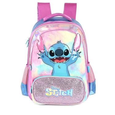 Imagem de Mochila de Costas Luxcel Stitch Glitter Cute Roxo