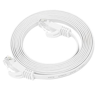 Imagem de Cabo Gigabit Ethernet 10 Gbps 600 Mhz Par Trançado de 8 Núcleos, RJ45 Banhado a Ouro para Roteador, PC, Caixa de TV, Revestimento Externo de PVC Ecologicamente Correto, Macio e
