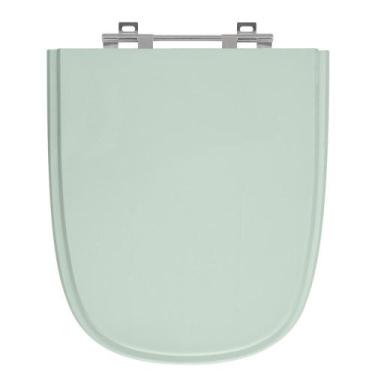 Imagem de Assento Laqueado Ibiza Verde Água Tampa Para Vaso Incepa Mdf - Sicmol