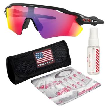 Imagem de OAKLEY OO9208 RADAR EV PATH Armação preta fosca – Lente PRIZM ROAD, óculos de sol retangulares não polarizados com kit oficial de óculos, Preto fosco (38 mm), 38 mm