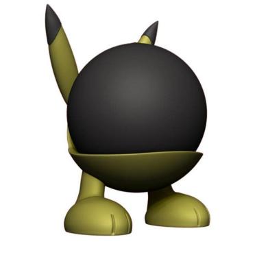 Imagem de Suporte De Mesa Para Alexa Pikachu Echo Dot Geração 4 E 5