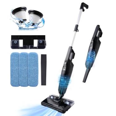 Imagem de REECOO Aspirador de pó com 3 almofadas de esfregão Electirc Mop 600W 18kpa Aspirador ve...