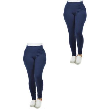 Imagem de Kit 02 Calça Legging com Forro Fenomenal, Cores kit 3, P