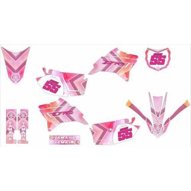 Imagem de Kit Adesivo Moto Cross Trilha Ttr 230 Rosa Lm197 - SPTS