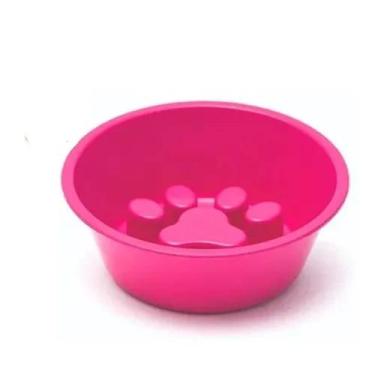 Imagem de Comedouro Para Regime Cães e Gatos - Sem Marca, Rosa