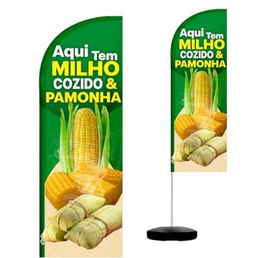 Imagem de Wind Banner Completo 2,10m Milho Cozido E Pamonha
