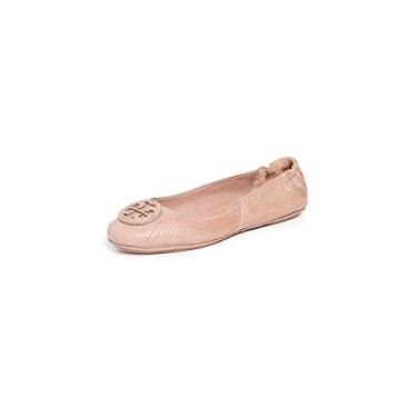 Imagem de Tory Burch Sapatilhas femininas Minnie Travel Ballet, Meadowsweet, 34