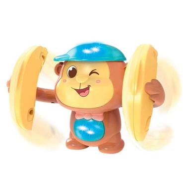 Imagem de Brinquedo Gira Macaco Com Som E Luz - Dm Toys