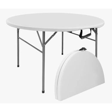 Imagem de MESA DOBRÁVEL REDONDA VIRA MALETA 8 PESSOAS 1,2M