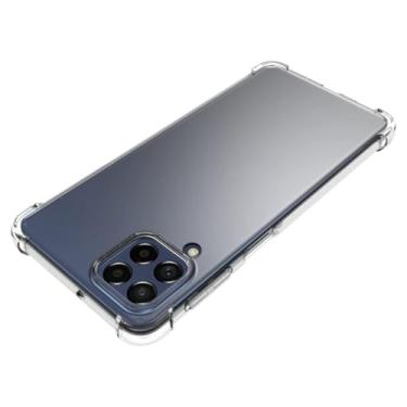 Imagem de Capa Silicone Antichoque Transparente para Samsung M62, 6.7 Polegadas, Proteção contra Impacto