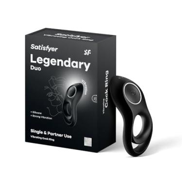 Imagem de Satisfyer Legendary Duo Anel Peniano - Pênis Vibratório e Anel de Testículo para Ereções Mais Longas, Mais Duras e Mais Fortes, Vibração - À prova d'água, Recarregável