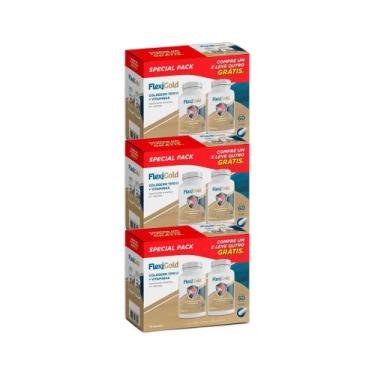 Imagem de Kit 3x Vitamina Pack com 2 Flexigold 60 cps - HERBAMED